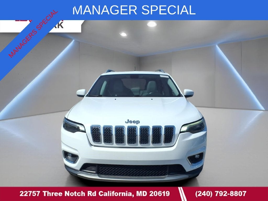 Used 2019 Jeep Cherokee Limited with VIN 1C4PJMDX7KD351901 for sale in California, MD