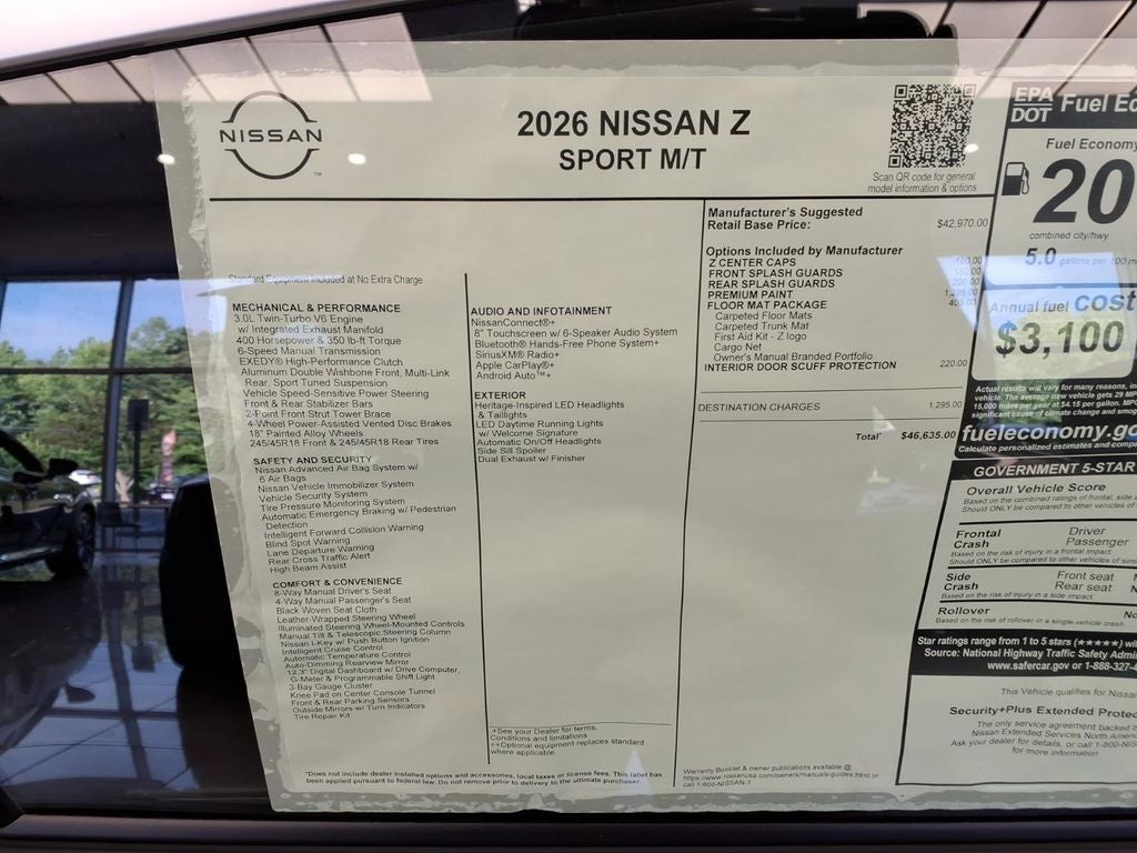 2026 Nissan Z Sport
