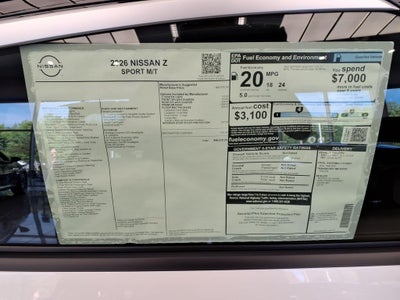 2026 Nissan Z Sport