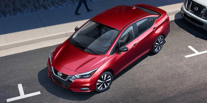 2021 Nissan Versa Top View