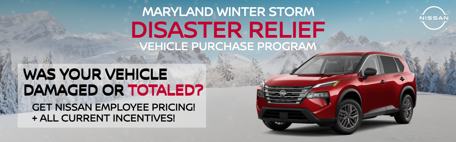 Maryland Winter Storm Disaster Relief Program