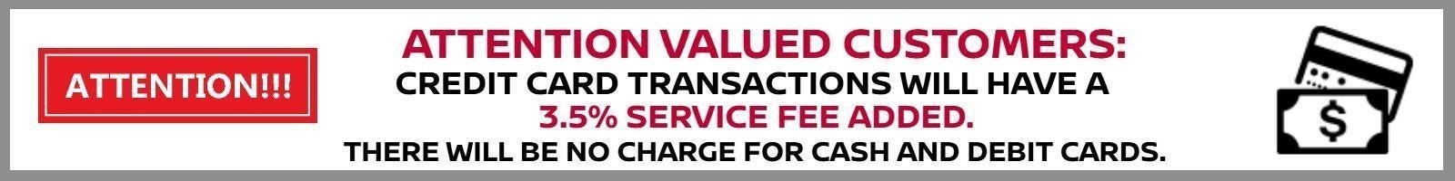 Attention Valued Customers Banner