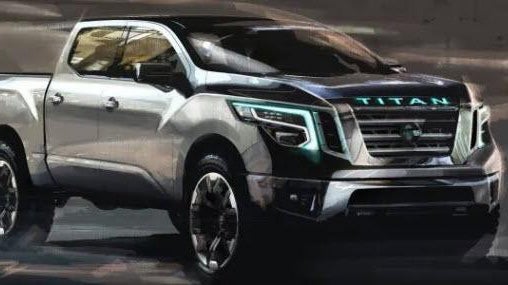 Nissan of Lexington Park in California MD concept graphic of a Nissan Titan