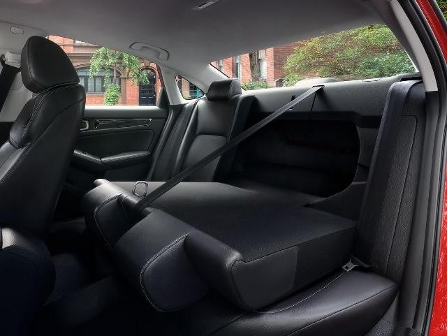 Nissan of Lexington Park in California MD close of Civic rear seats folded down