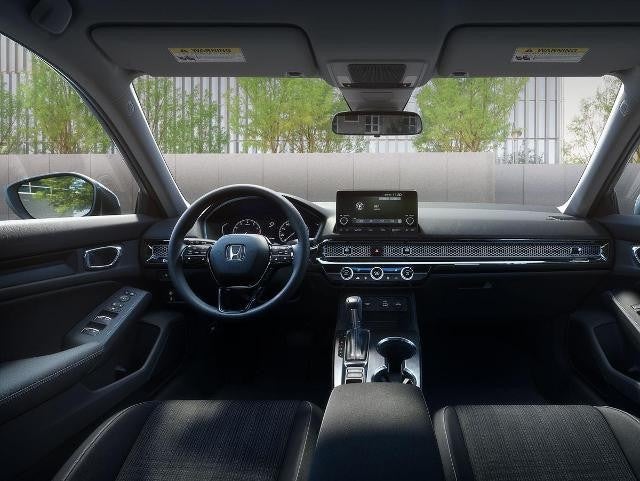 Nissan of Lexington Park in California MD close up Civic steering wheel and dash