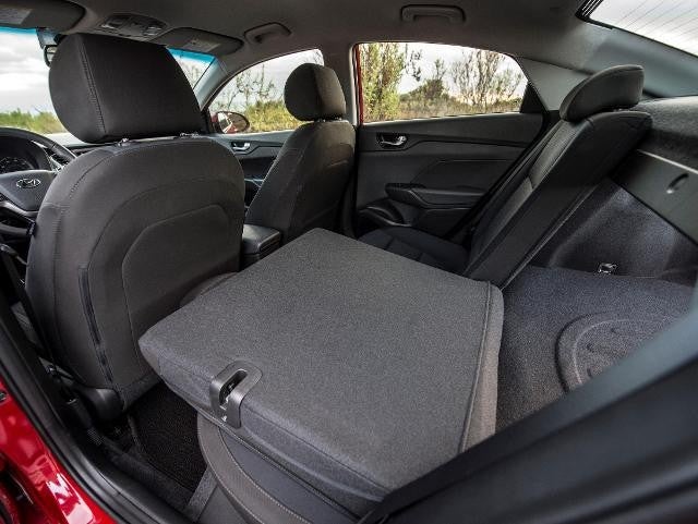 Nissan of Lexington Park in California MD Hyundia Accent rear seat collapsed