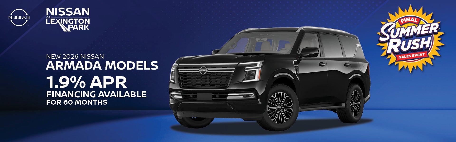 New 2026 Nissan Armada Models