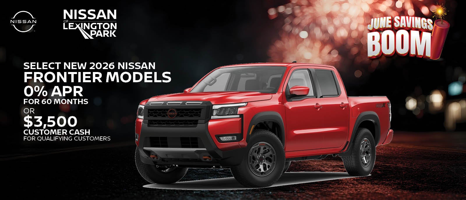 Select New 2026 Nissan Frontier Models
