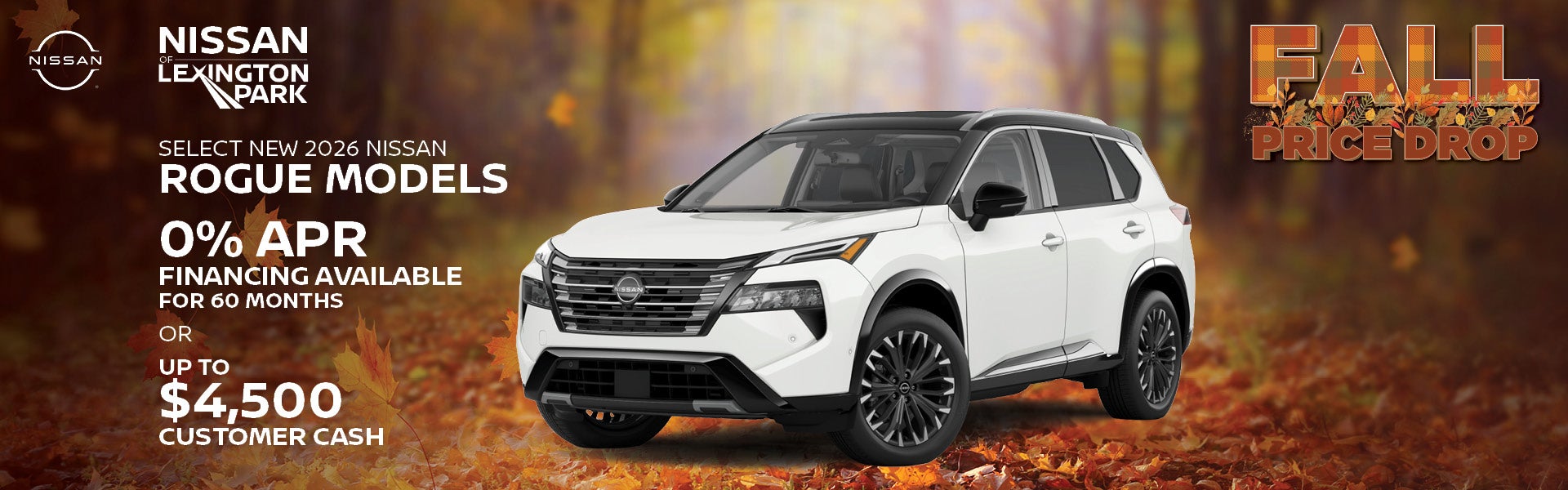Select New 2026 Nissan Rogue Models