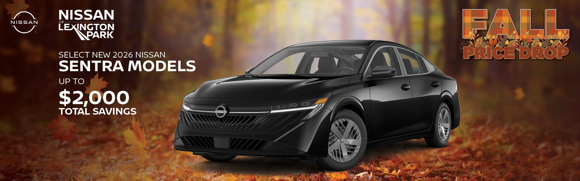 Select New 2026 Nissan SENTRA Models