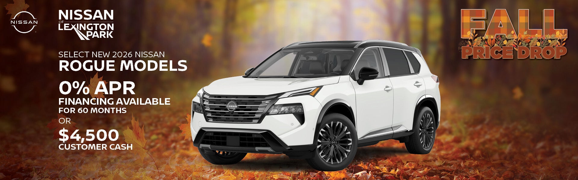 Select New 2026 Nissan Rogue Models