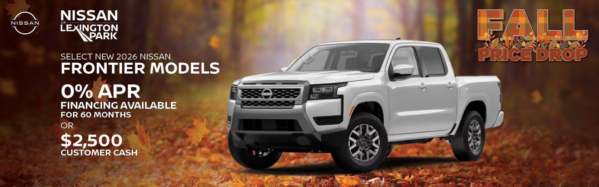 Select New 2026 Nissan Frontier Models